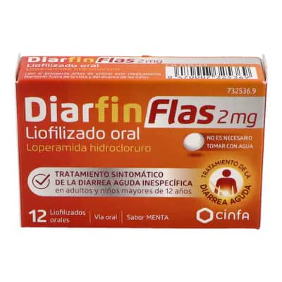 Diarfin Flas 2mg | Diarrea Aguda