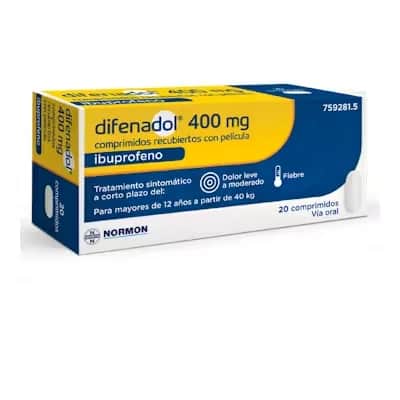 Difenadol 400 Mg | Antiinflamatorio Ibuprofeno