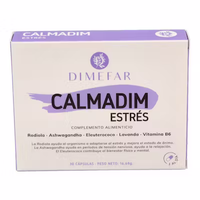 Dimefar Calmadim Estrés 30 Caps - Relajación Natural