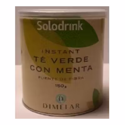 SOLODRINK Té Verde Fibra Menta - Digestión y Antioxidantes