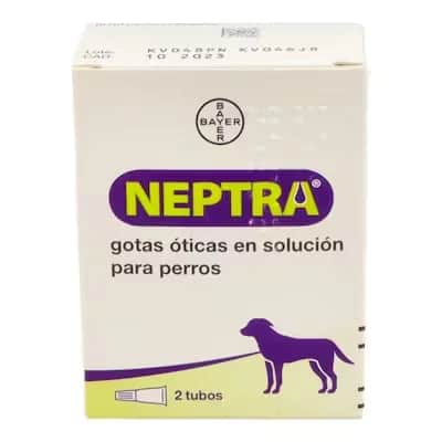 Neptra Solución Ótica Perro 2x1ml | Otitis