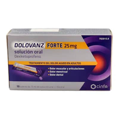 Dolovanz Forte 25 Mg - Alivio del Dolor Agudo
