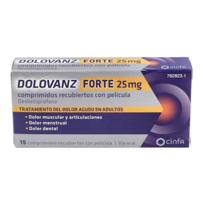 Dolovanz Forte 25mg - Dolor Agudo