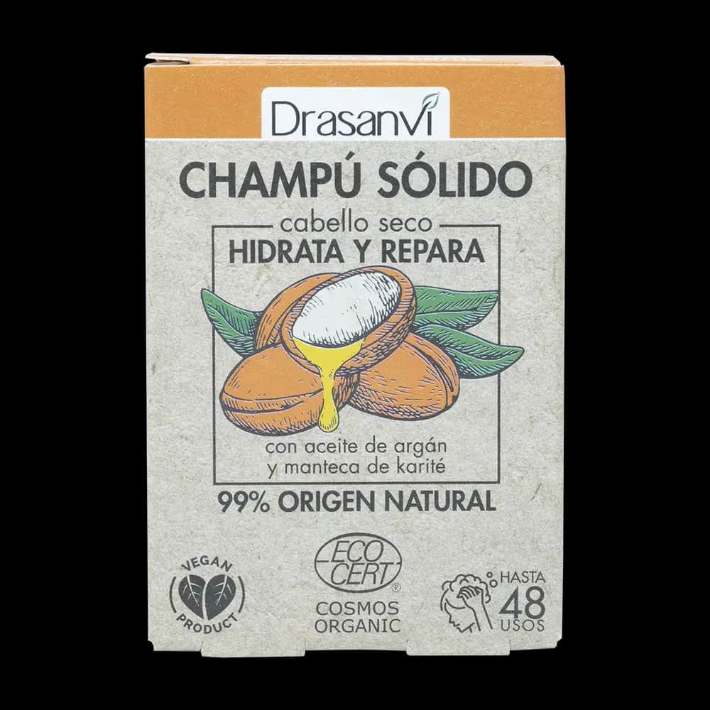 Drasanvi Champu Solido Cabello Seco Ecocert , 80 gr