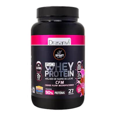 Drasanvi Whey Protein Aislado Fresa - Ganancia Muscular