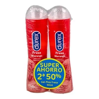 Durex Duplo Play Fresa - Lubricante Íntimo