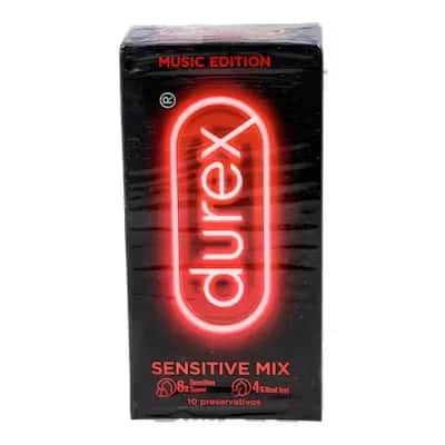 Durex Music Sensitivo Mix X10 - Preservativos