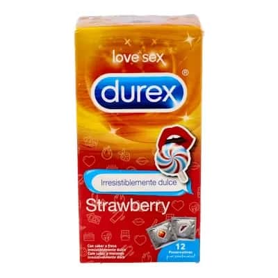 Durex Emoji Fresa - Preservativos Protección 12Un
