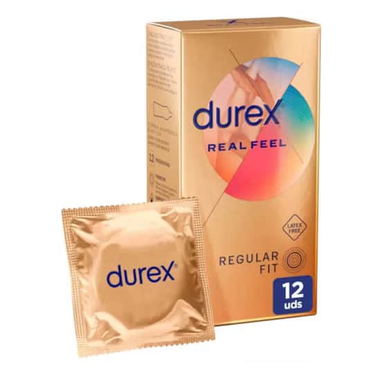 Durex Real Feel Preservativos 12uds