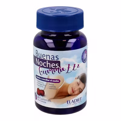 Eladiet Buenas Noches Mora 30 Gummies | Sueño Reparador