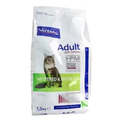 Virbac Adult Salmon Gato 1.5kg - Nutrición Completa