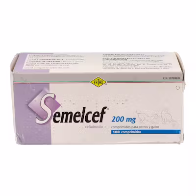 Semelcef Perro Gato 200mg | Antibiótico Oral