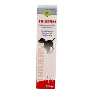 Triderm Solución Perro 30Ml | Dermatológico Canino