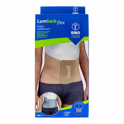 Faja Lumbar EMO Flejes Blandos - Alivio Dolor Espalda