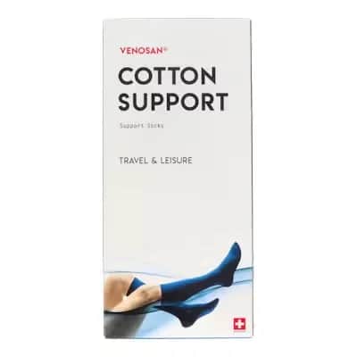 Venosan Calcetín Negro Compresión T/L 42-45