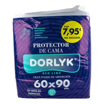 Empapador Dorlyk Bedline 90x60 cm | Incontinencia