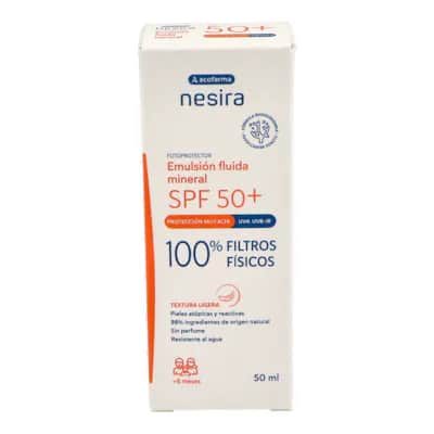Emulsión Solar Mineral SPF50+ Nesira 50ml