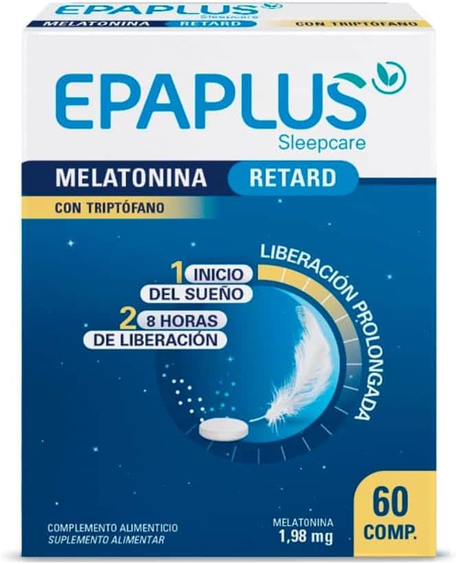 Epaplus Sleepcare Melatonina Retard | Liberación Prolongada 60 Comprimidos