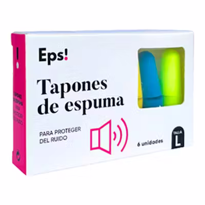 Tapones Oído Espuma Eps! - Aislamiento Acústico