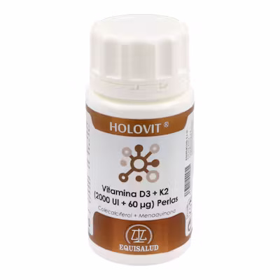 Equisalud Holovit D3+K2 60 Perlas | Salud Ósea