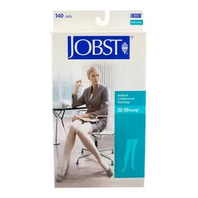Media Jobst Larga Negro T6 - Compresión Grande