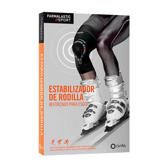 Estabilizador De Rodilla Reforzado Para Esqui Farmalastic Sport T- Xl