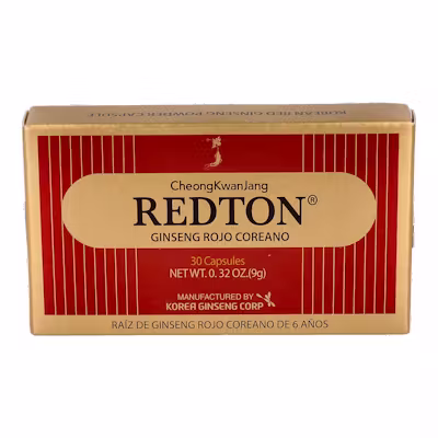 Ginseng Rojo Coreano 30 Cápsulas | Energía y Defensas