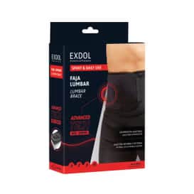 Exdol Faja Lumbar Neopreno Color Negro 1ud
