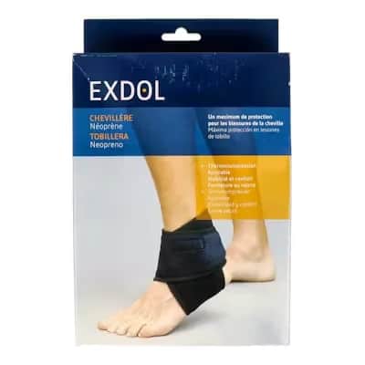 Tobillera Exdol Neopreno - Esguince