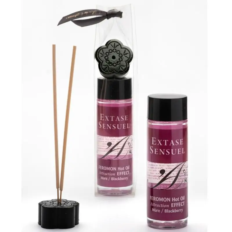Extase Sensual Masaje Efecto Calor Con Feromonas Mora 100Ml
