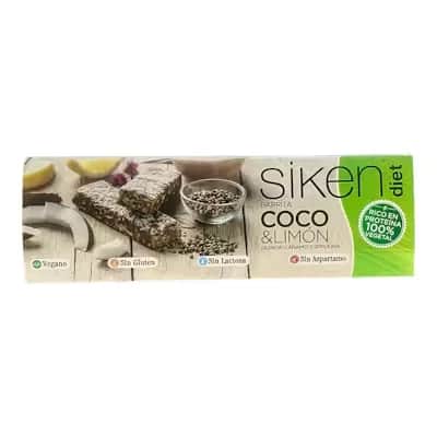 Sikendiet Prot Vegan Barrita Coco Limón 36g