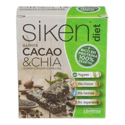 Sikendiet Barrita Proteína Vegetal Cacao y Chía