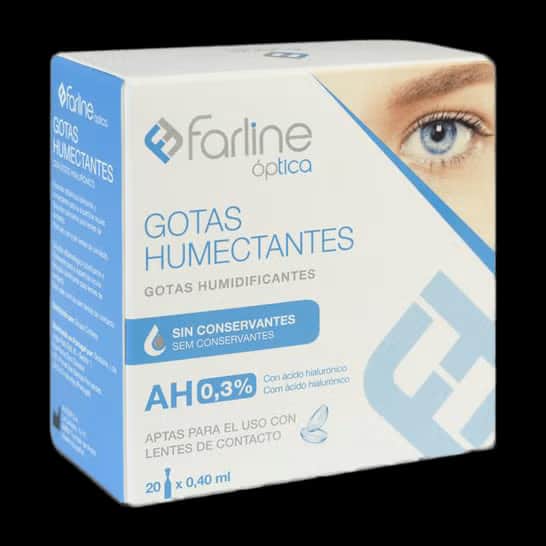 Farline Gotas Ópticas Humectantes 0,3% 20x0,4ml