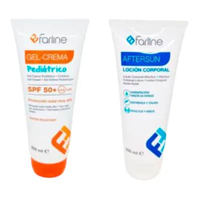 Farline Nec Gel+Gr Ped + Aftersun - Protección Solar Infantil