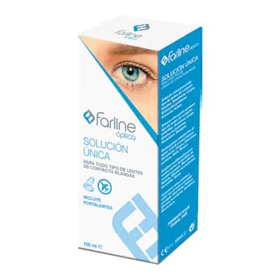 Farline Optica Solución Única 100ml - Limpieza Lentes