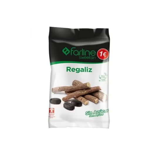 Farline Sweetsin Caramelos Regaliz Bolsa 50g