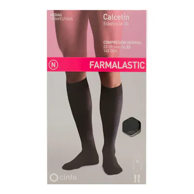 Farmalastic Calcetín Térmico Negro Talla Pequeña