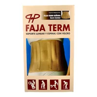 Faja Lumbar Pax Term - Soporte espinal con velcro