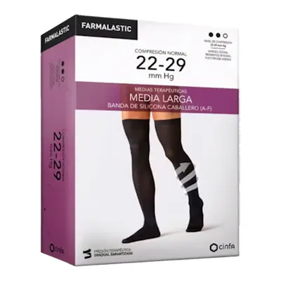 Farmalastic Media Larga Blonda - Compresión
