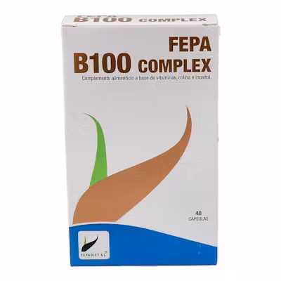 Fepa-B100 Complex 40 Caps - Vitaminas B
