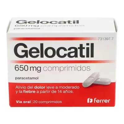 Gelocatil 650 Mg | Alivio del dolor y fiebre