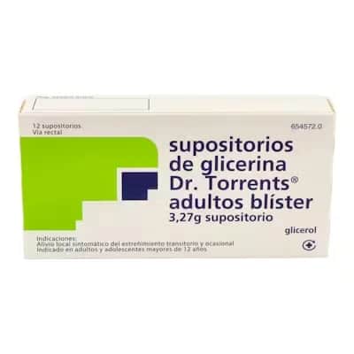 Supos Torrents Glicerina | Laxante para Adultos