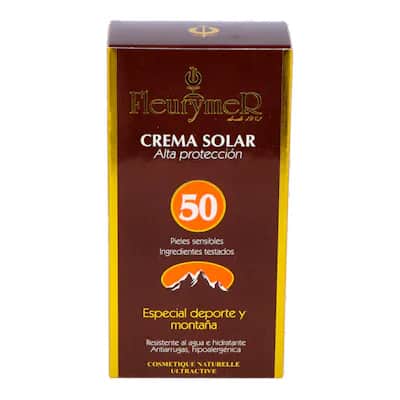 Fleurymer Solar Facial SPF-50 Montaña 80ml | Protección Alta