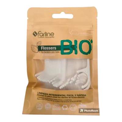 Flossers Dentales Farline Bio 30ud - Limpieza Interdental