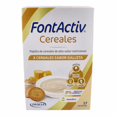 Fontactiv 8 Cereales Galleta | Nutrición Adultos
