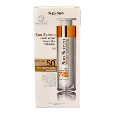 Frezyderm Sun Screen Velvet Face SPF 50+ - Solar