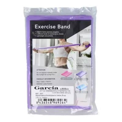 Banda Elástica Rehabilitación Media Lila | Fortalecimiento