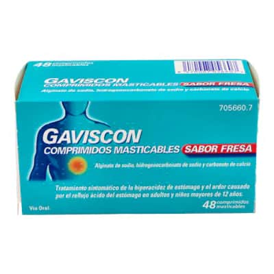 Gaviscon Comprimidos Fresa 48 Ud | Acidez