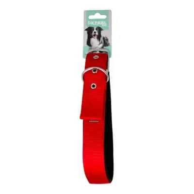 Collar Perro Miami Plus Rojo 30Mm - Seguridad