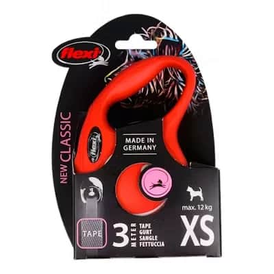 Flexi Classic XS Correa Retractable Rojo | Perros 12kg